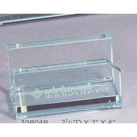 Jade Glass Business Card Holder with Logo  Jade Glass Business Card Holder with Logo