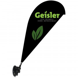 Promotional Mini Teardrop Banner with Premium Suction Cup