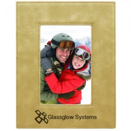 Promotional 5" x 7" - Premium Leatherette Photo Frame