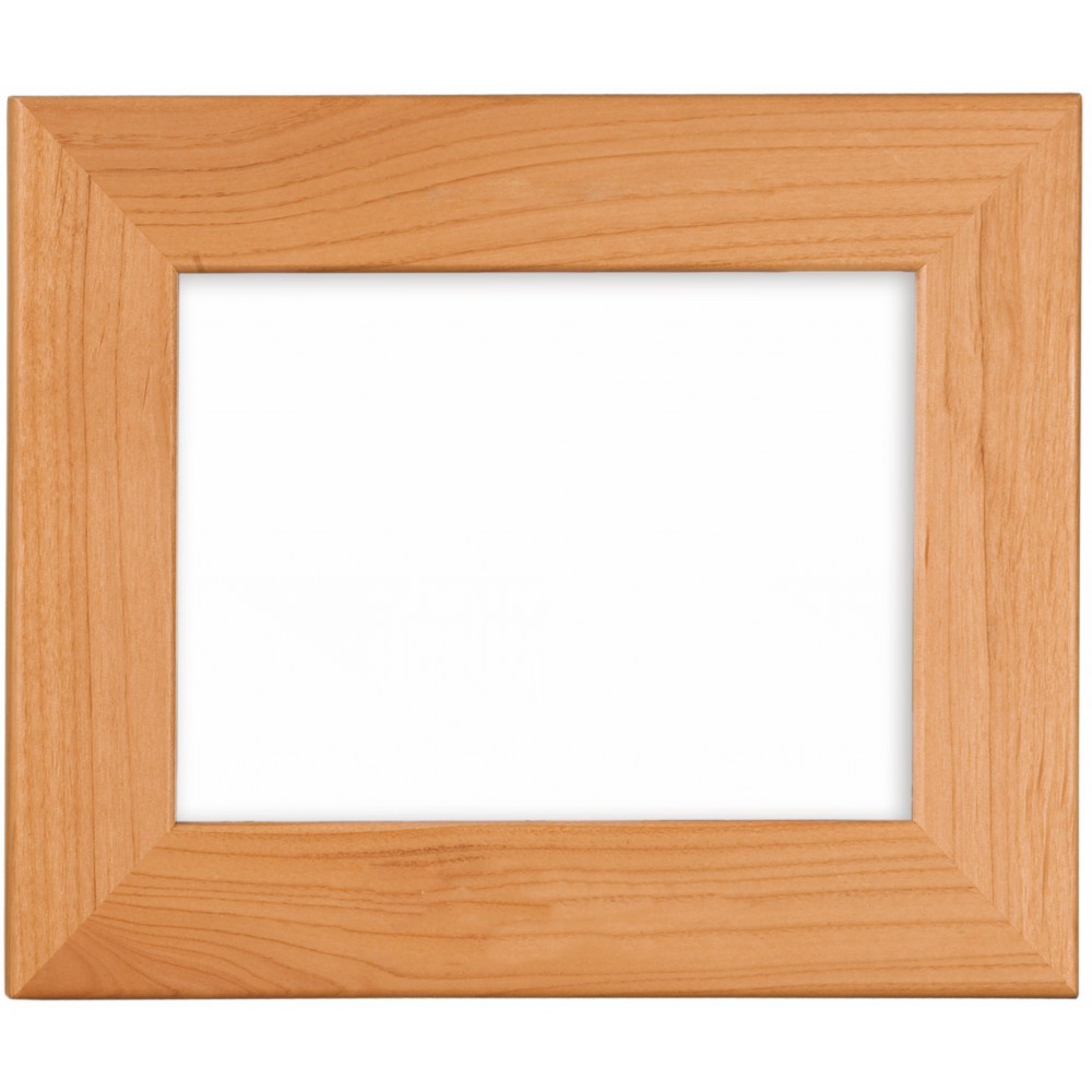 5" x 7" - Wood Picture Frame with Logo