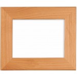 5" x 7" - Wood Picture Frame - Laser Engraved with Logo