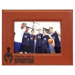 5" x 7" Basketball Leatherette Photo Frame with Logo