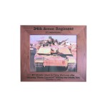 Customized 4" x 6" Genuine Walnut Picture Frame