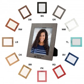 Leatherette 8 x 10 Photo Frame - Red with Logo