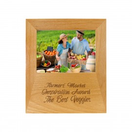Logo Branded Genuine Red Alder 5"x 7" Picture Frame