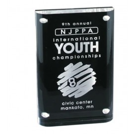 4" x 6" Magnetic Acrylic Award with Logo