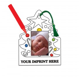 U-Color Holiday Fun Tree Photo Frame (3"x4") with Logo