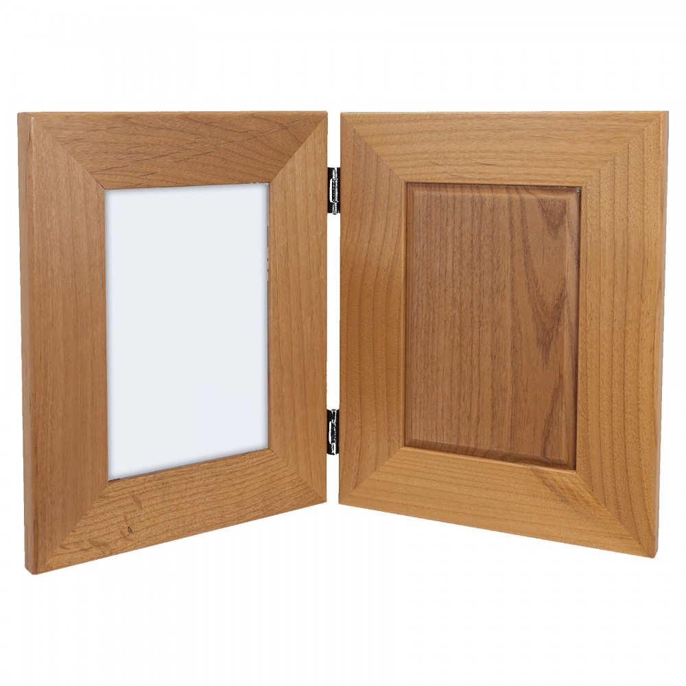 Custom 5" x 7" Genuine Red Alder Dual Picture Frame Custom 5" x 7" Genuine Red Alder Dual Picture Frame