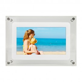 7 Inch Acrylic Gift Picture Frame with Logo