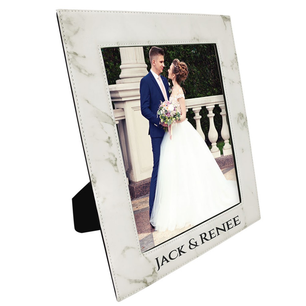 Leatherette 8 x 10 Photo Frame with Logo