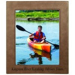 8" x 10" - Premium Leatherette Photo Frame with Logo