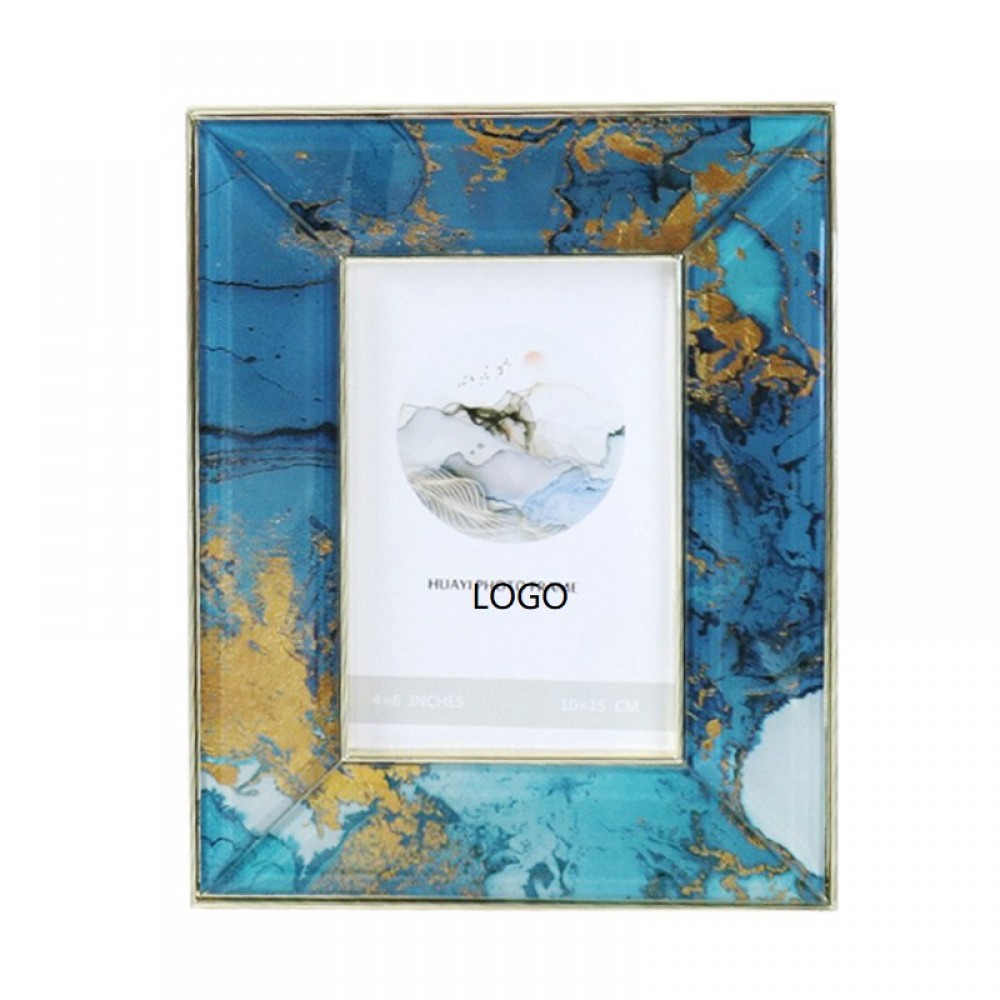 Metal Glass Picture Frame with Logo