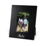 Black Metal 4 x 6 Photo Frame with Logo