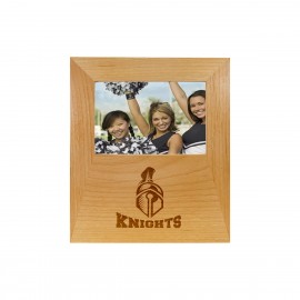 Genuine Red Alder 4"x 6" Picture Frame with Logo