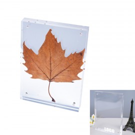 Self-Standing Magnetic Acrylic Photo Frame with Logo  Self-Standing Magnetic Acrylic Photo Frame with Logo