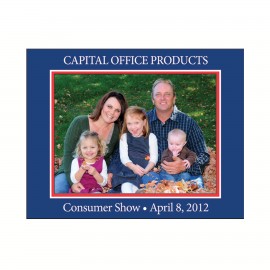Offset Printed Rectangle Photo Frame w/ Easel Back (5"x7" Photo) with Logo