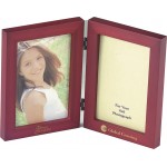 Promotional Simple Wood Picture Frame - Double Folding Picture Frame 5" x 7"