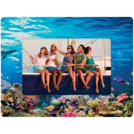 Promotional 4" x 6" Sublimatable Ceramic Photo Frame