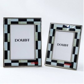 Metal Glass Photo Frame with Logo  Metal Glass Photo Frame with Logo