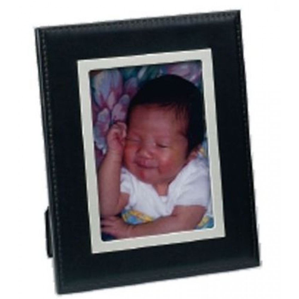 Customized Executive Series 5"x7" Leather Photo Picture Frame
