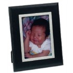 Custom Executive Series 5"x7" Leather Photo Picture Frame