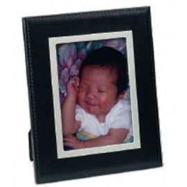 Customized Executive Series 5"x7" Leather Photo Picture Frame