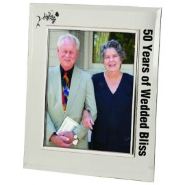 Custom 4" x 6" Clear Glass Mirror Frame with Silver