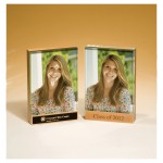 Logo Branded 4" x 6.5" Maple Picture Frame