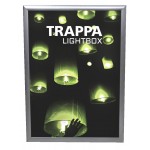 Trappa Snap Frame 30" x 40" LED Light Box 04 with Logo