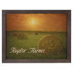Logo Branded 8" x 10" Wood Panel with Frame