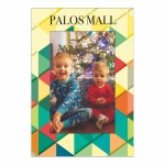 Square Photo Frame w/Easel Back Full Color (4"x6" Photo) with Logo