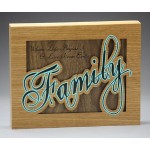 Custom Imprinted 6" x 8" - Hardwood Signs, Plaques or Frames - Laser Engraved - USA-Made