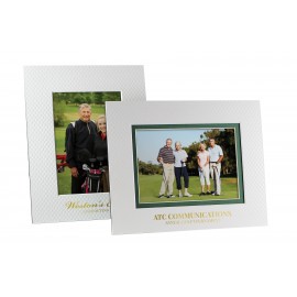 Logo Branded Golf Ball Texture Photo Frame - Single Mat