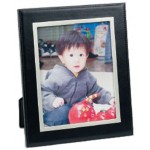 Executive Series 8"x10" Leather Photo Picture Frame with Logo