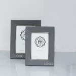 Promotional Metal Leather Glass Picture Frame