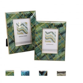 Alloy Marble Glass Photo Frame with Logo