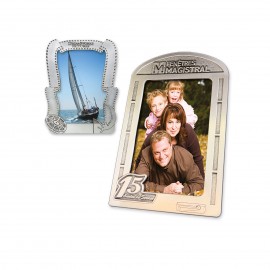 Promotional 2D Custom Photo Frame w/Custom Emblem (5 x 7 in Photo)