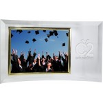 Logo Branded Curved Horizontal Photo Frame (6"x4" Photo)