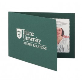 Foil Stamped Landscape Photo Holder (6"x4" Photo) with Foil Stamp Imprint with Logo