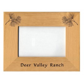 Logo Branded 8" x 10" Genuine Red Alder Picture Frame  Logo Branded 8" x 10" Genuine Red Alder Picture Frame