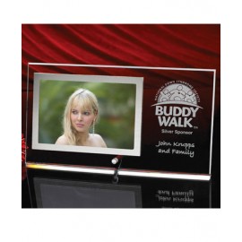 Clear Horizontal Photo Frame (6"x4") with Logo  Clear Horizontal Photo Frame (6"x4") with Logo