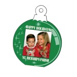 Customized Holiday Fun Large Ornament Photo Frame (5"x6")