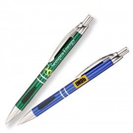 Engraved Metal Pens w/ Silver accents & Ballpoint Tip Pen with Logo
