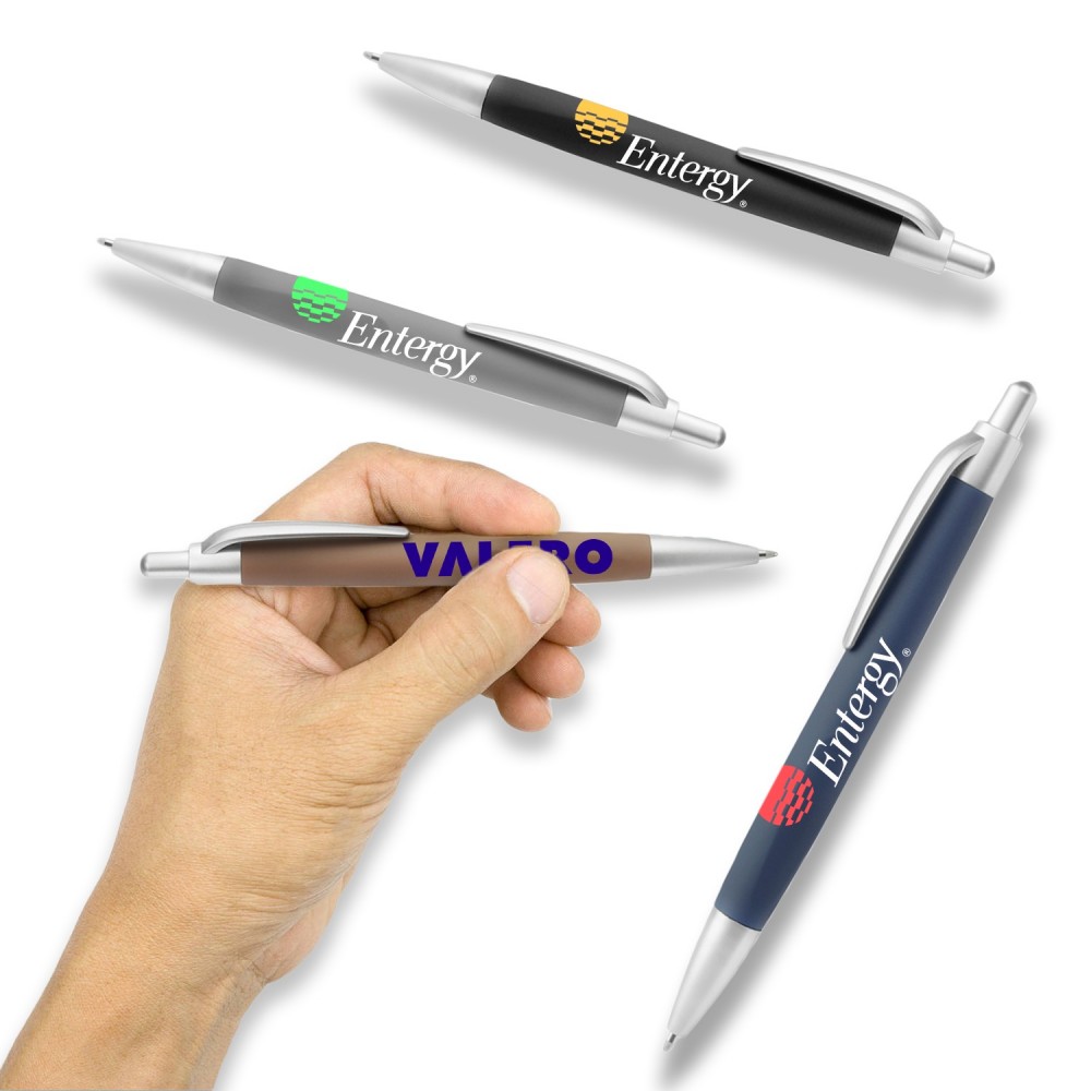 Value Plastic Pens w/ Custom Imprint Matte Ballpoint Pen with Logo Value Plastic Pens w/ Custom Imprint Matte Ballpoint Pen with Logo