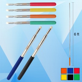 Customized Stainless Steel Telescopic Pointer w/ Stylus