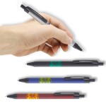 Promotional Rubber Coated Metal Pens w/ Custom Imprint Ball Point Pen