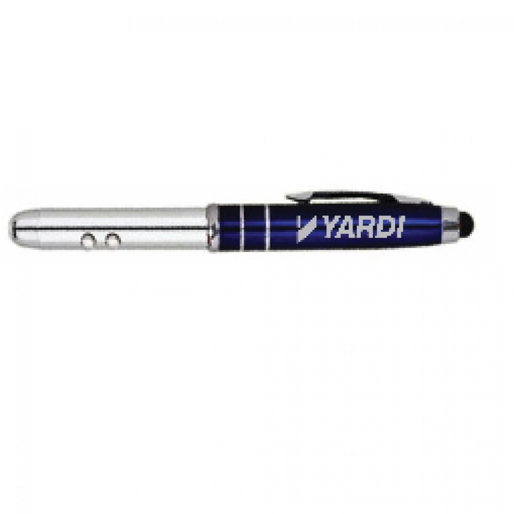 Promotional 4-In-1 Stylus LED Flashlight Laser Pointer/Ballpoint Pen Promotional 4-In-1 Stylus LED Flashlight Laser Pointer/Ballpoint Pen