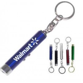 2-in-1 Laser Pointer & LED Flashlight Keychain with Logo  2-in-1 Laser Pointer & LED Flashlight Keychain with Logo