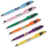 Personalized Two Tone Plastic Pens w/ Custom Imprint Click Action Pen