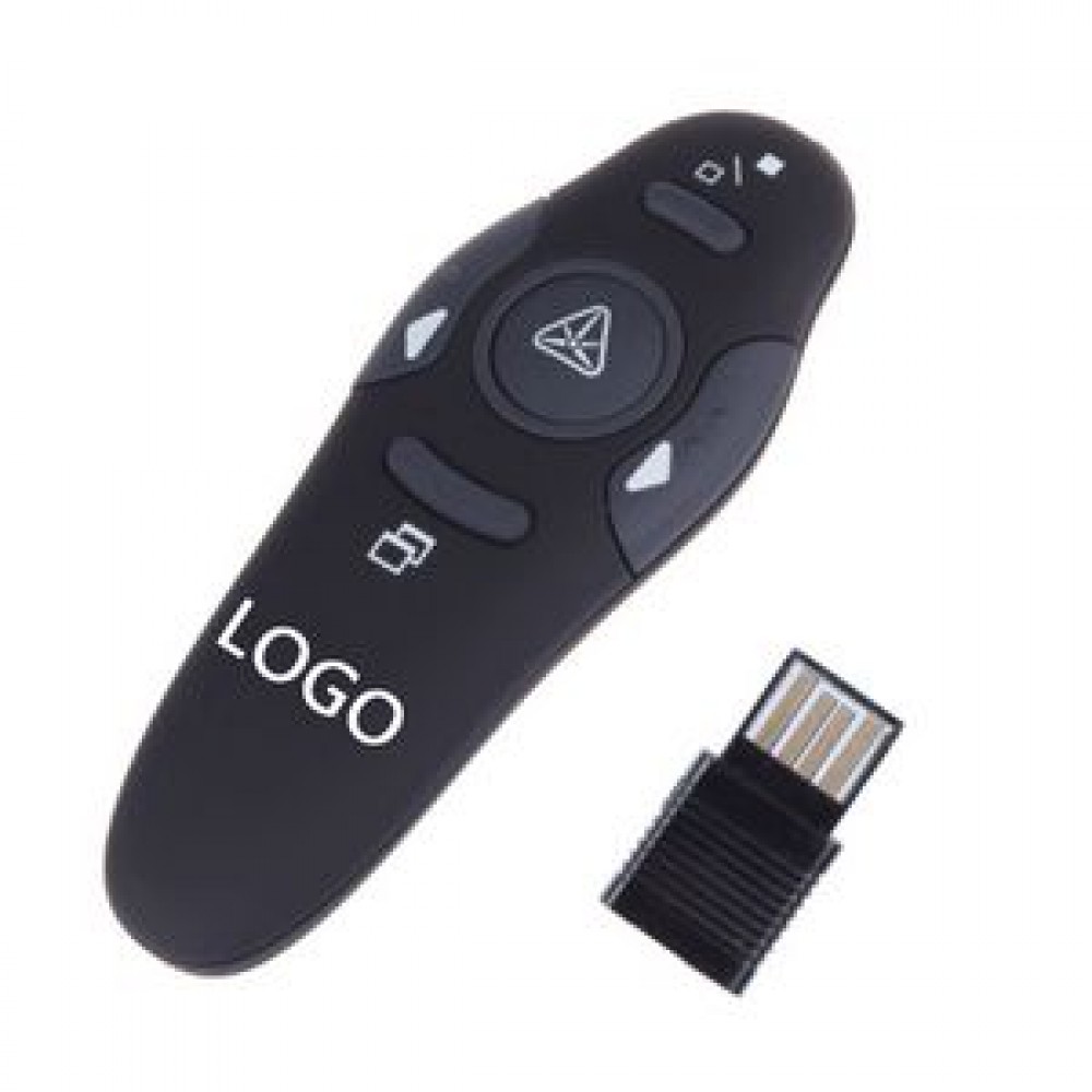 Custom USB 2.4GHz Wireless Remote Red Laser Pointer Flip Pen